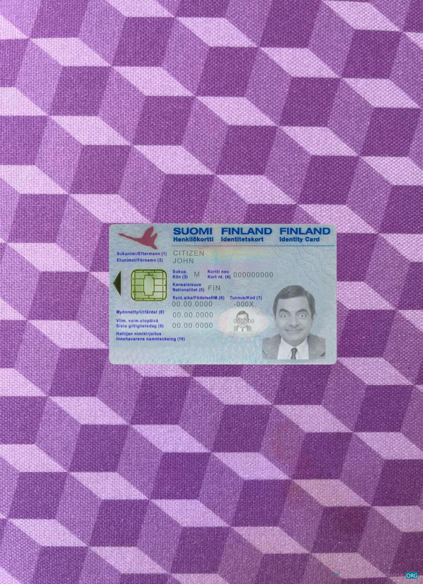 Download Finland ID version 2 photolook front Photoshop template